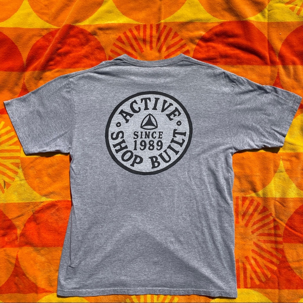 Gray Active Ride Shop T-Shirt - Picture 4 of 4